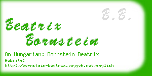beatrix bornstein business card